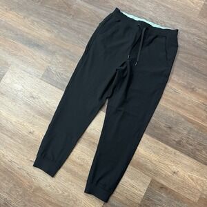 NWOT Birddogs Black Joggers Men's Sz‎ L Short Gym Casual Athleisure Yoga